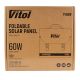 Портативна сонячна панель Vitol, складана TV60W