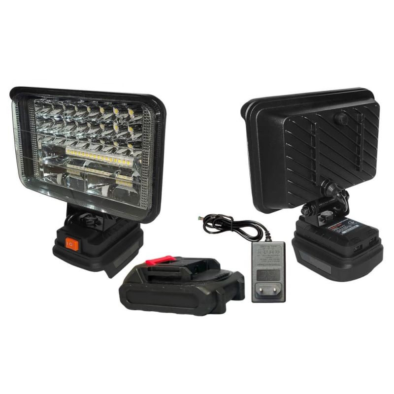 Аккумуляторный переносной прожектор LED 48 30W (АКБ и ЗУ)