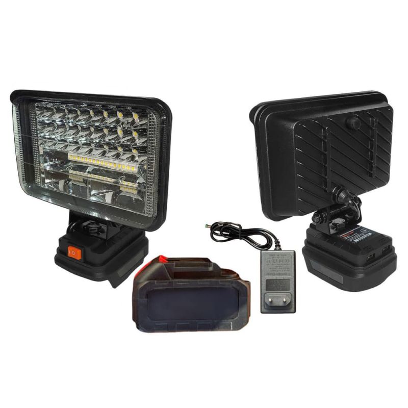 Аккумуляторный переносной прожектор LED 57 35W ( АКБ и ЗУ)