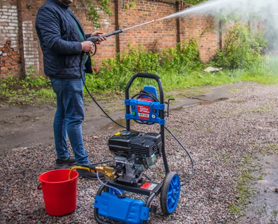Мойка высокого давления бензиновая Tatra Garden WHP 5200 - работа с любыми источниками.